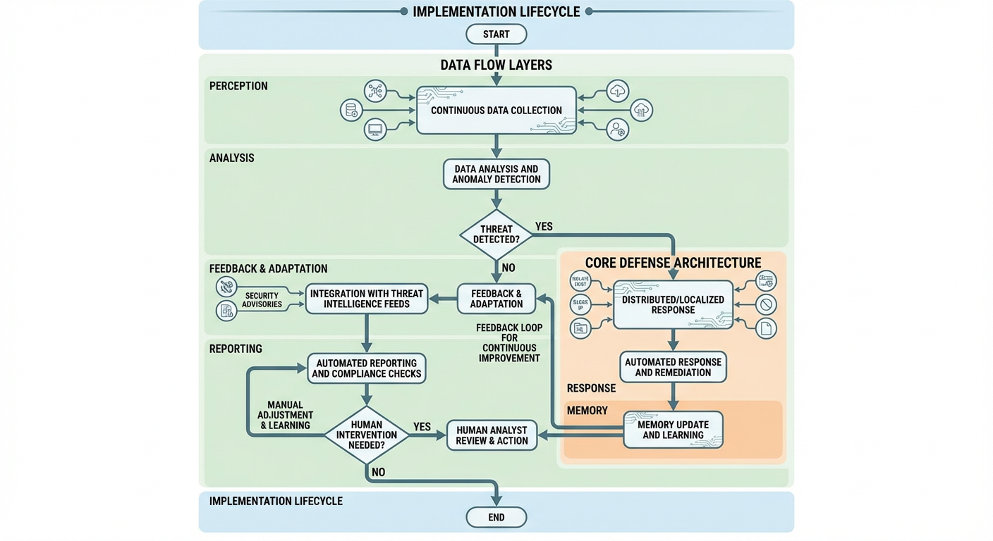 Cybersecurity Immunity Framework Workflow Diagram