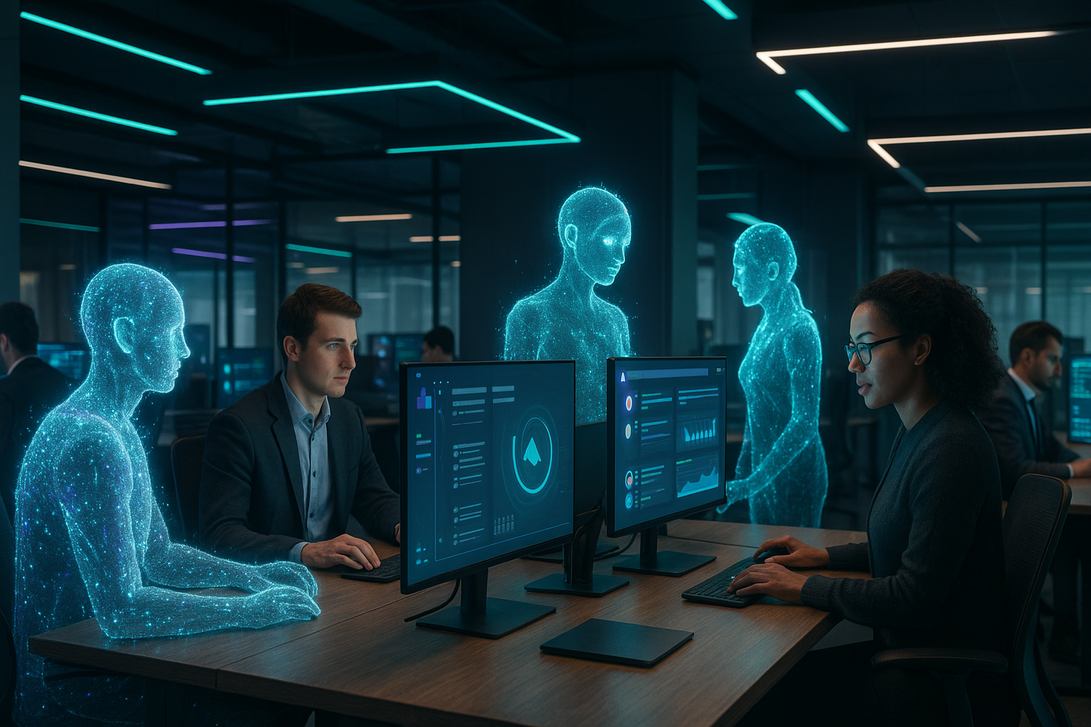 Agentes de IA trabajando como usuarios independientes en Microsoft 365