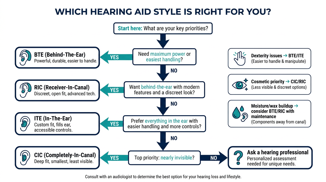 which hearing aid style is right for you?