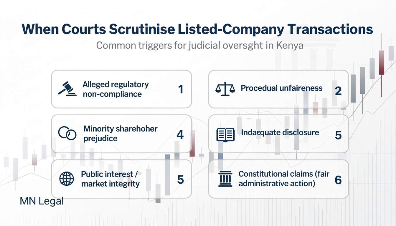 When Kenyan courts scrutinise listed-company transactions (six triggers)