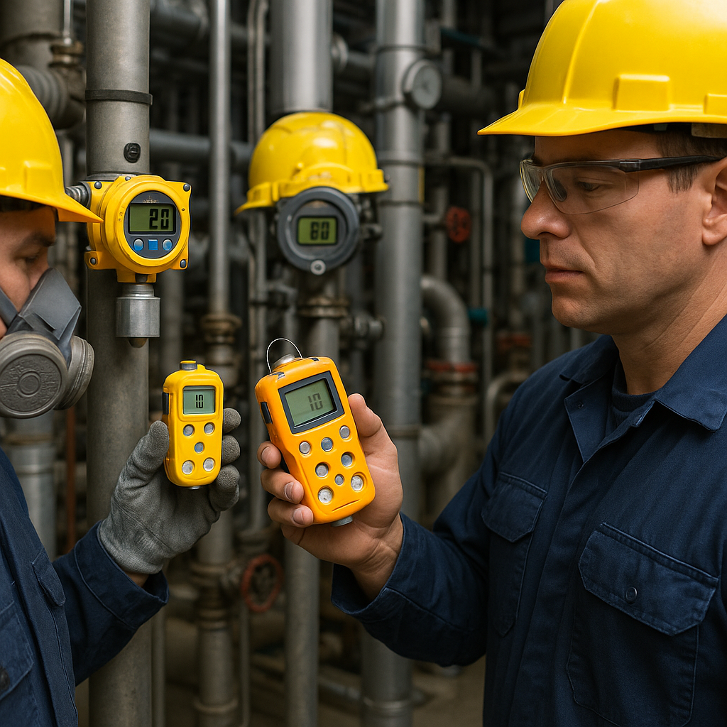Intrinsically Safe Gas Detectors in Use