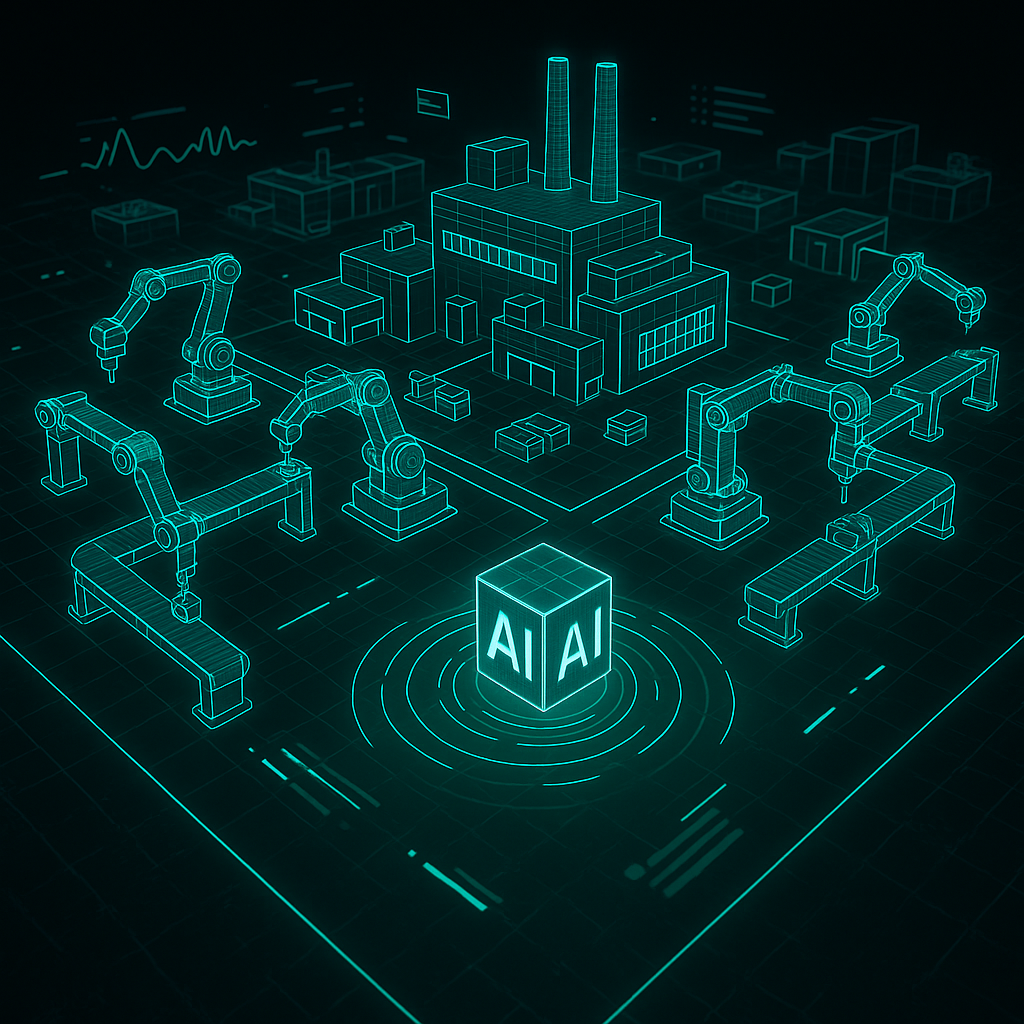 Metaverso industrial con gemelos digitales y simulación de fábricas virtuales