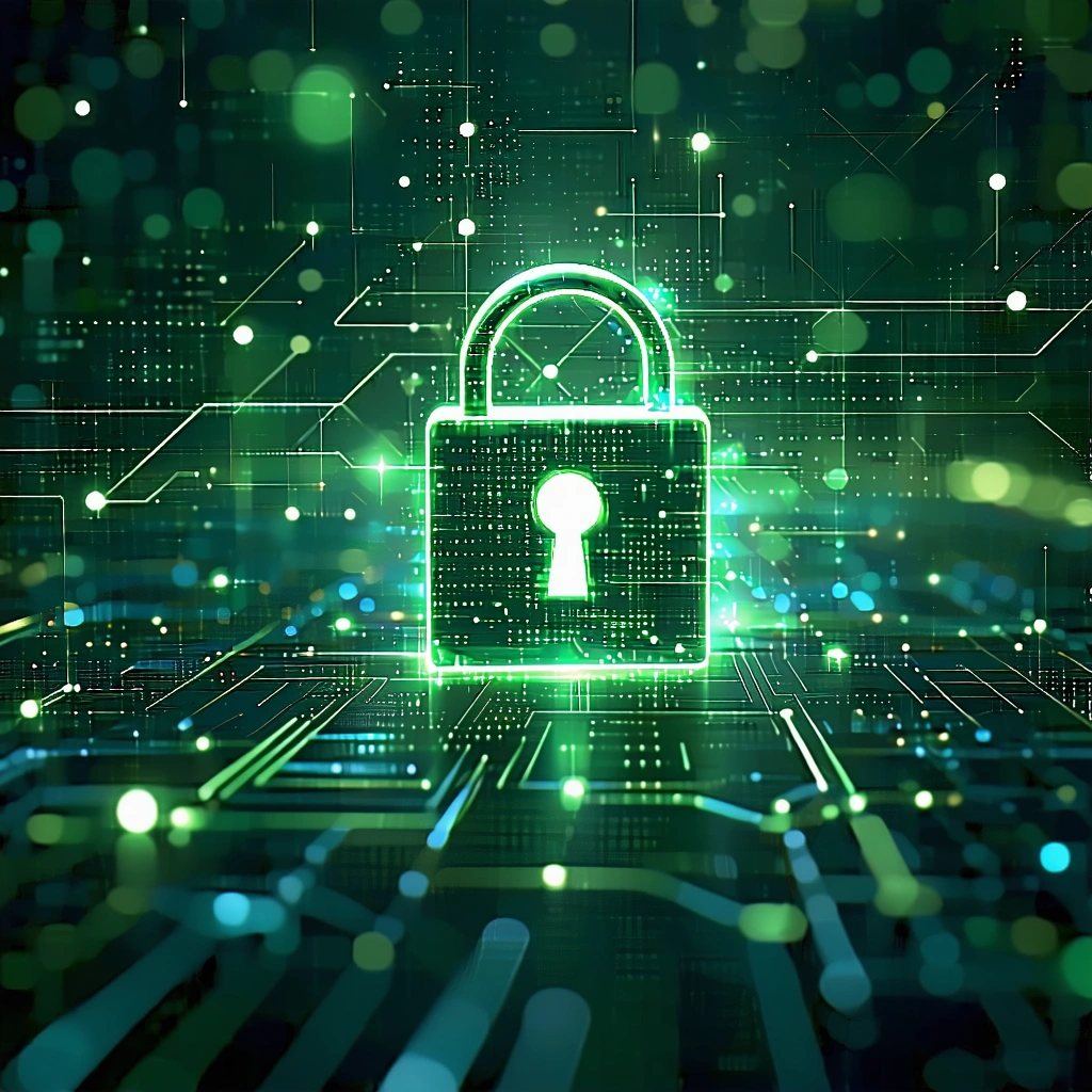 Visualización de criptografía cuántica y seguridad digital