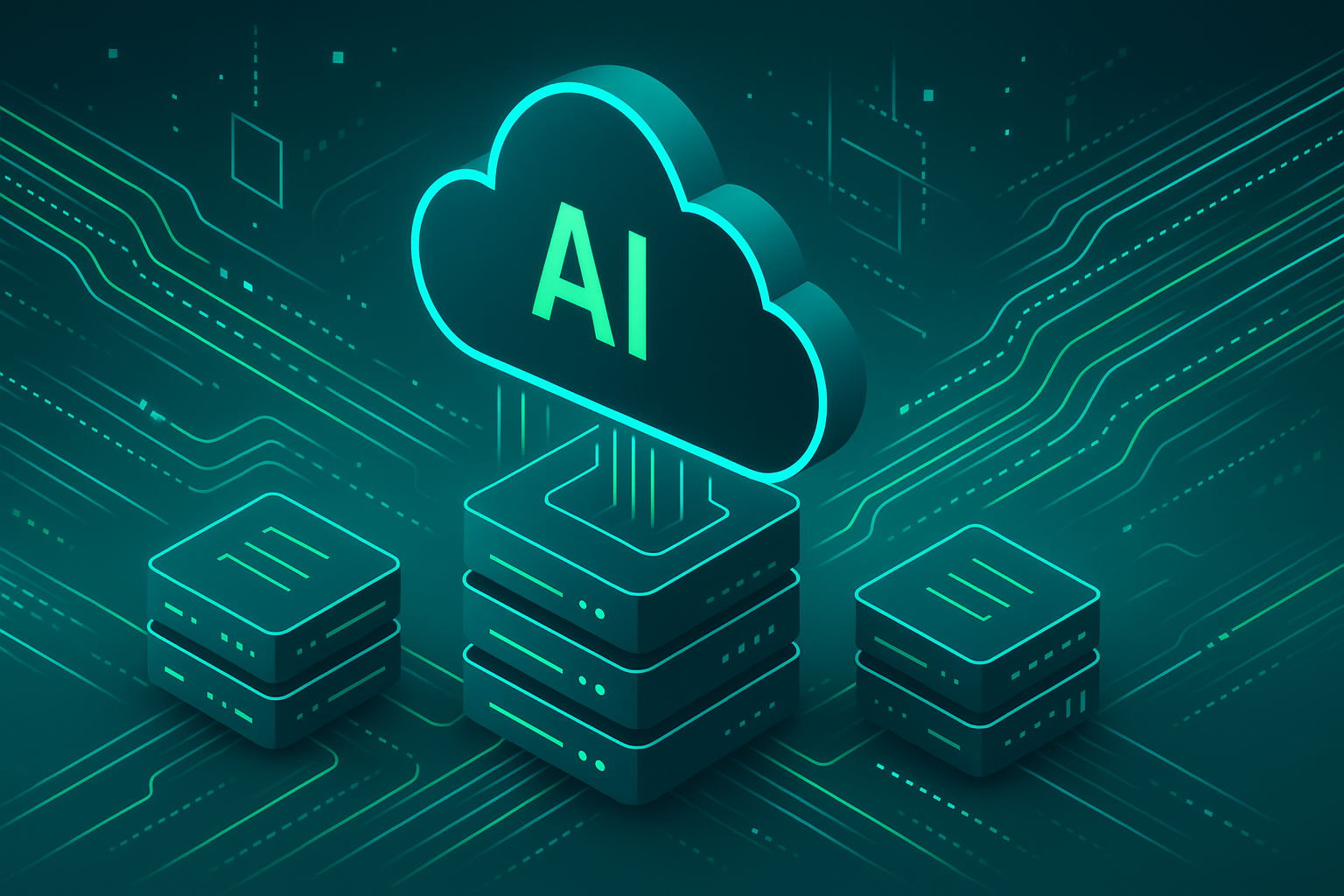 Infraestructura de nube moderna con inteligencia artificial integrada